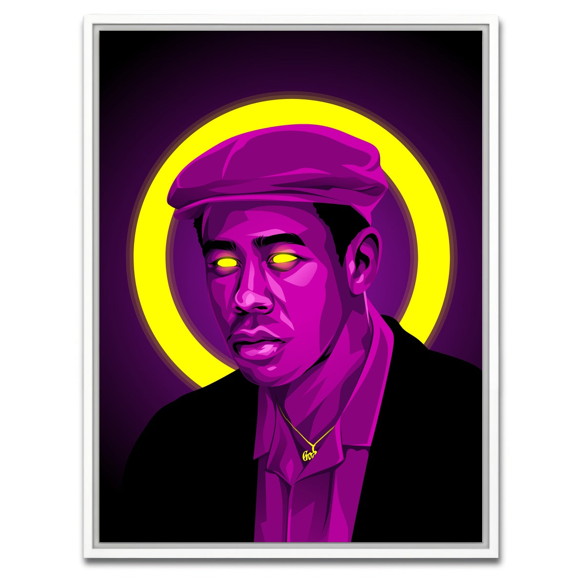 AUTO-MOCKUP WHITE | Tyler the creator | 1 Piece | White Framed Canvas | group=3x4