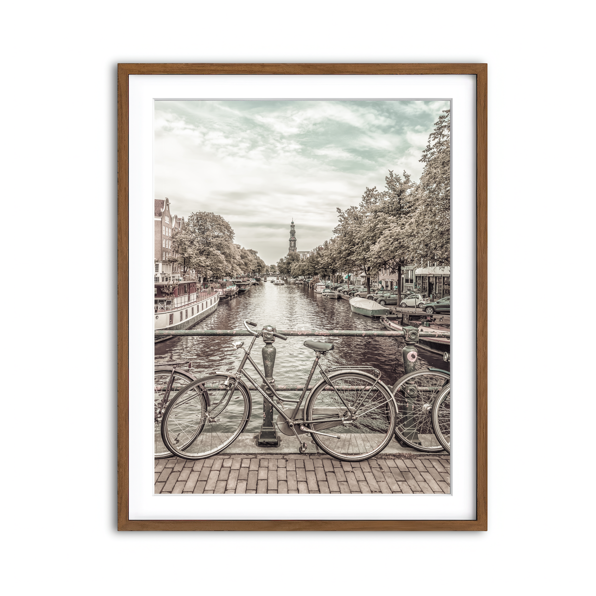 Framed Print 3x4 Walnut