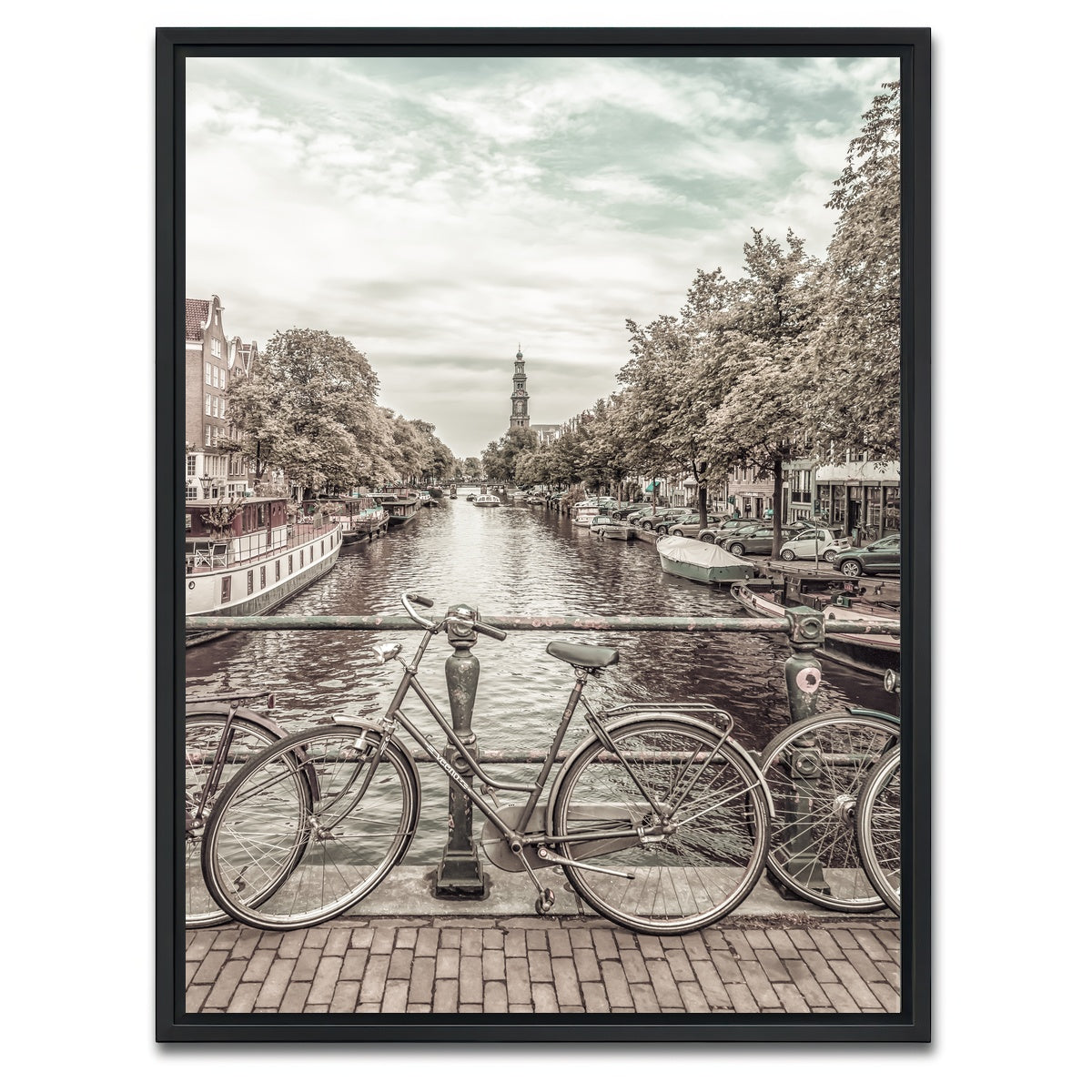 AUTO-MOCKUP WHITE | Typical Amsterdam | 1 Piece | Black Framed Canvas | group=3x4