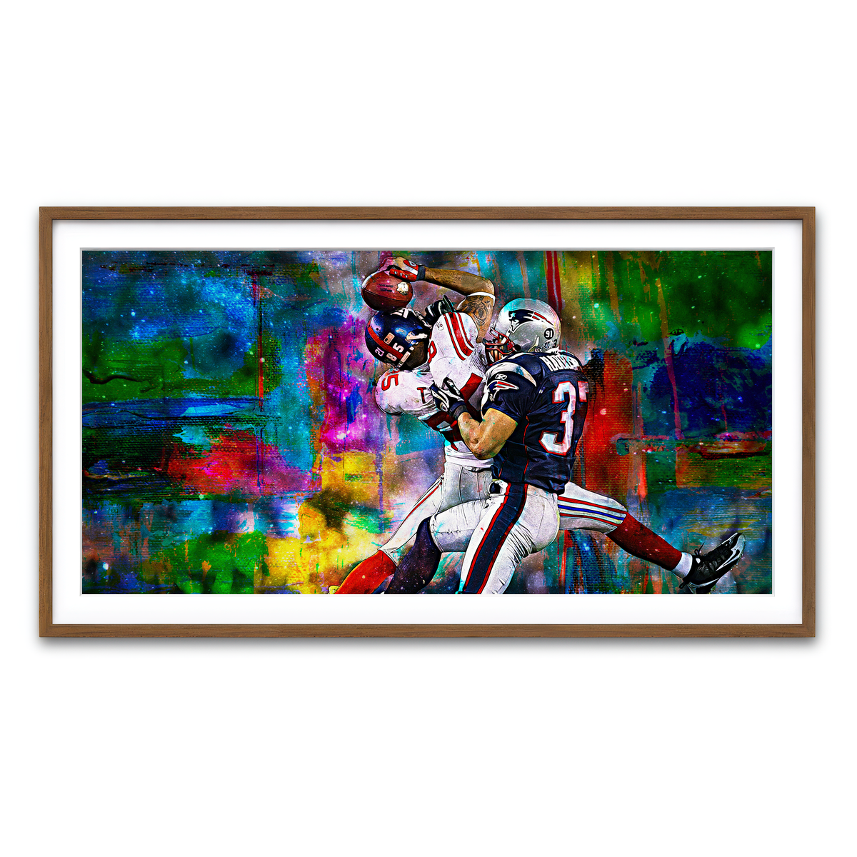 Framed Print 2x1 Walnut