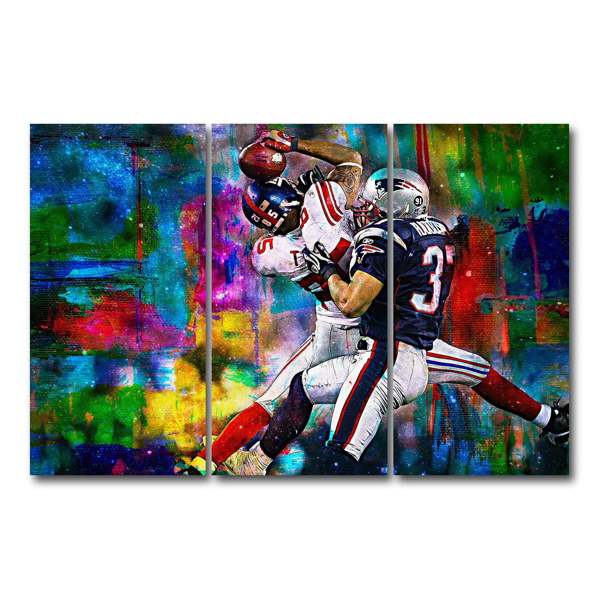 AUTO-MOCKUP WHITE | Tyree Helmet Catch | 3 Piece | Gallery Wrap Canvas | group=12x24