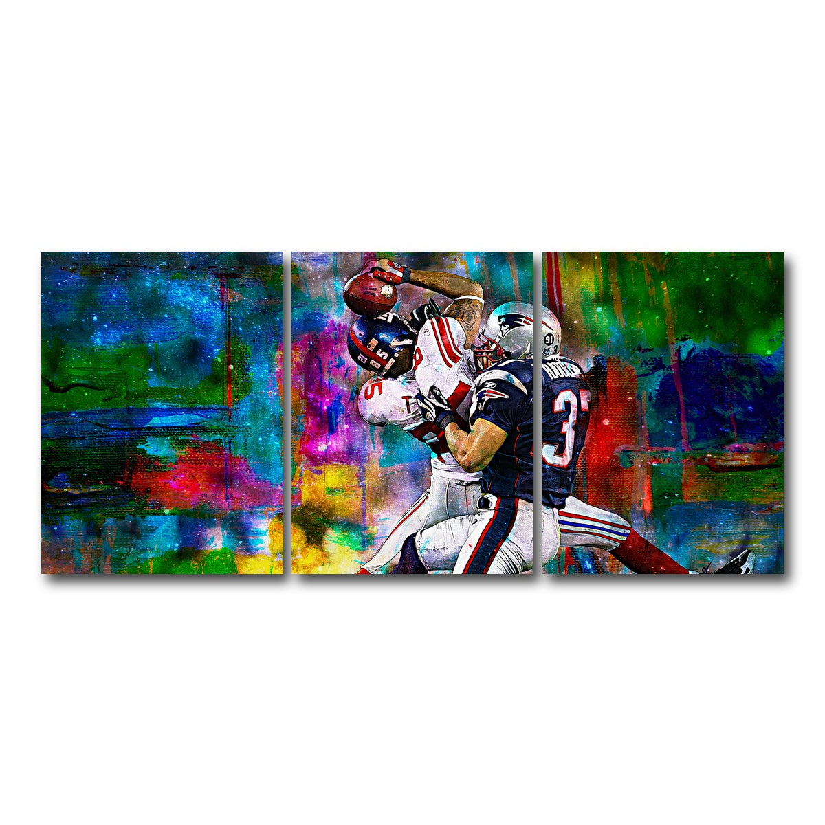 AUTO-MOCKUP WHITE | Tyree Helmet Catch | 3 Piece | Gallery Wrap Canvas | group=18x24