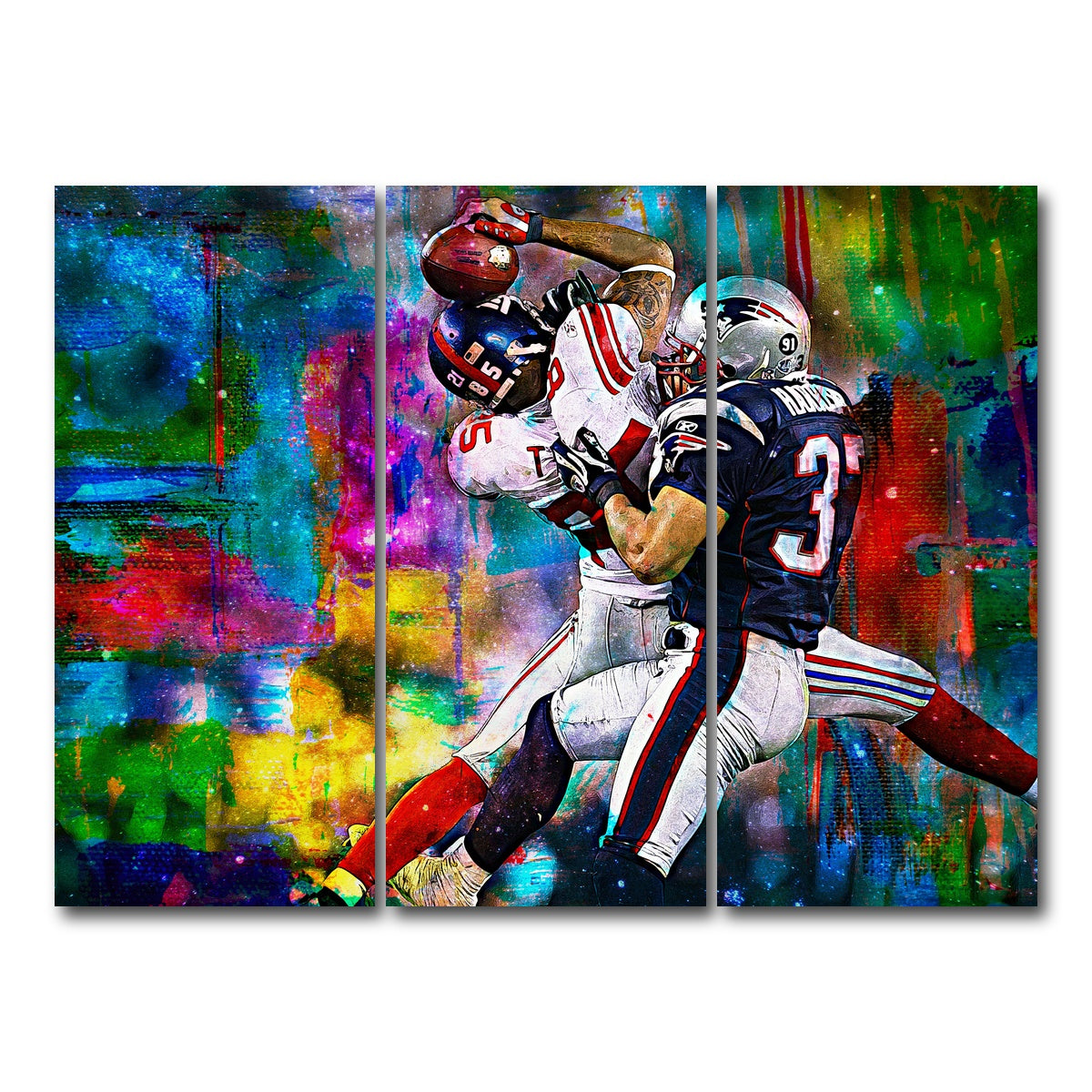 AUTO-MOCKUP WHITE | Tyree Helmet Catch | 3 Piece | Gallery Wrap Canvas | group=8x18