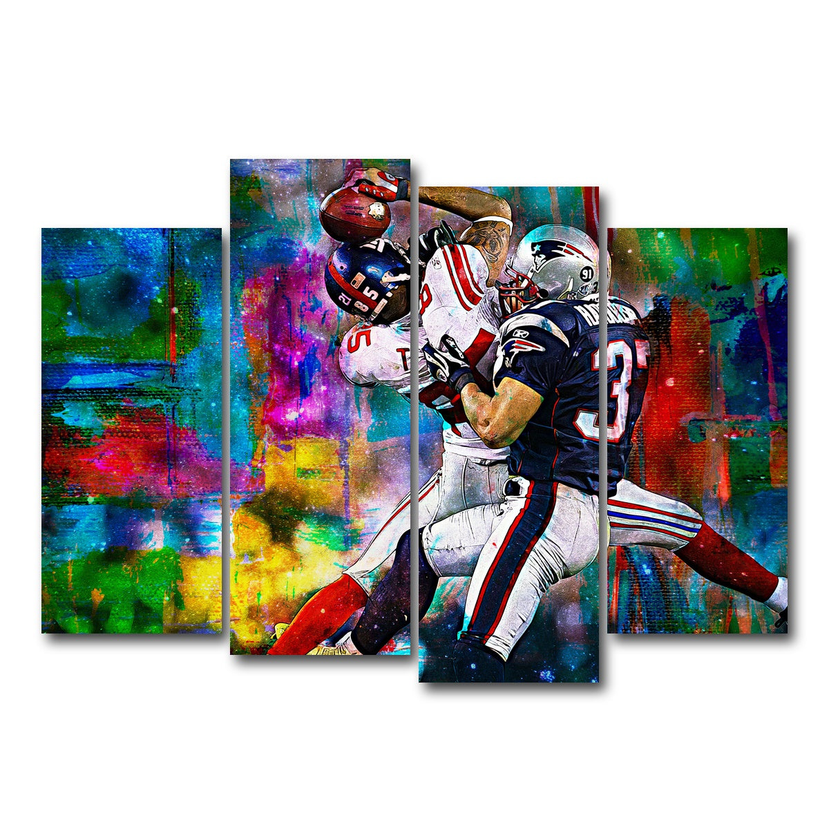 AUTO-MOCKUP WHITE | Tyree Helmet Catch | 4 Piece | Gallery Wrap Canvas | group=4_normal