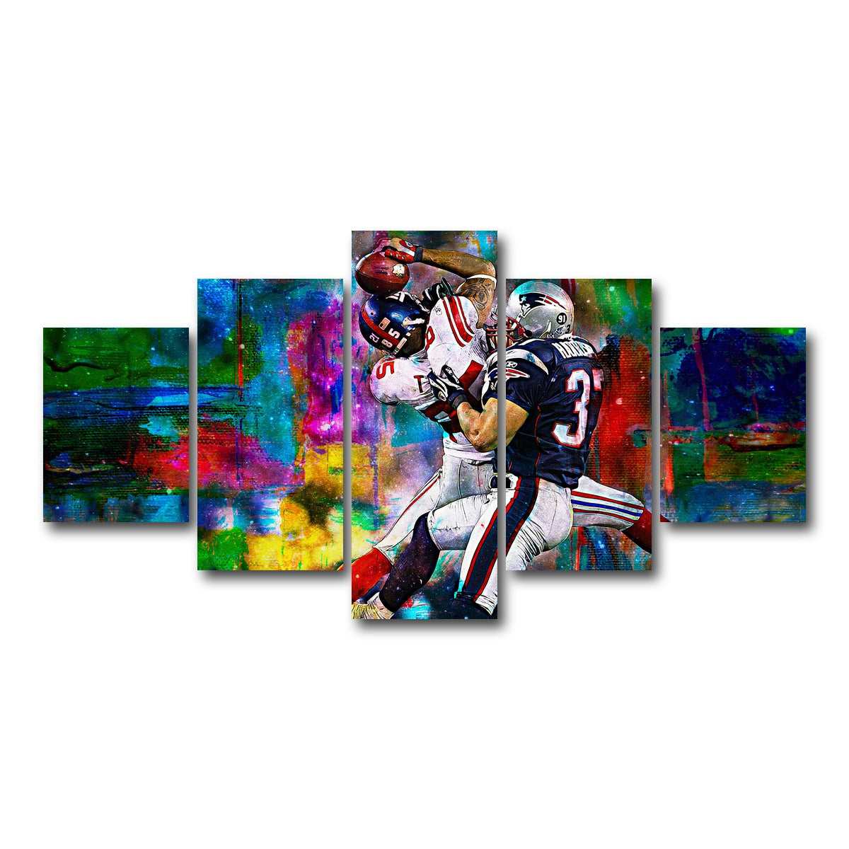 AUTO-MOCKUP WHITE | Tyree Helmet Catch | 5 Piece | Gallery Wrap Canvas | group=5_short