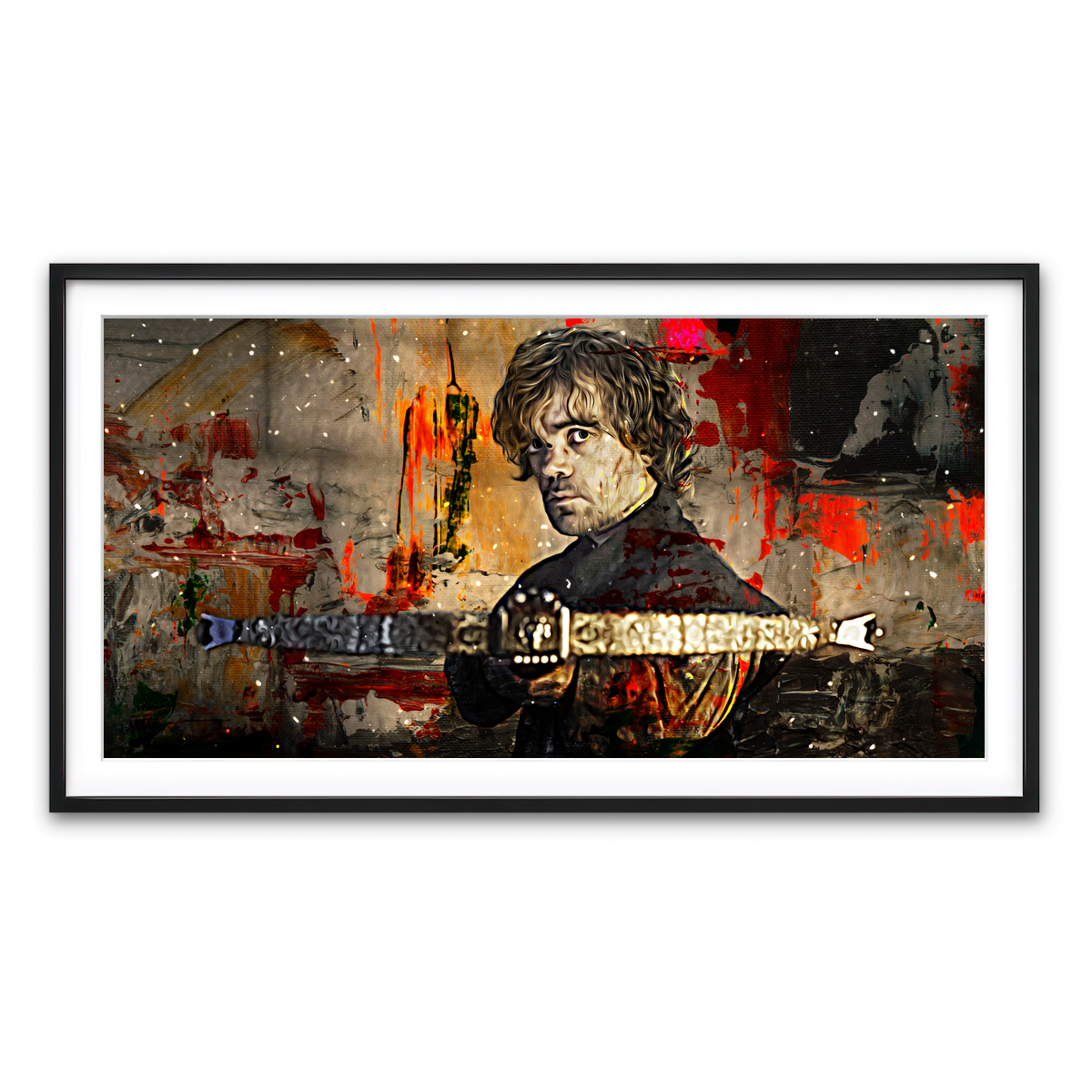 Framed Print 2x1 Black