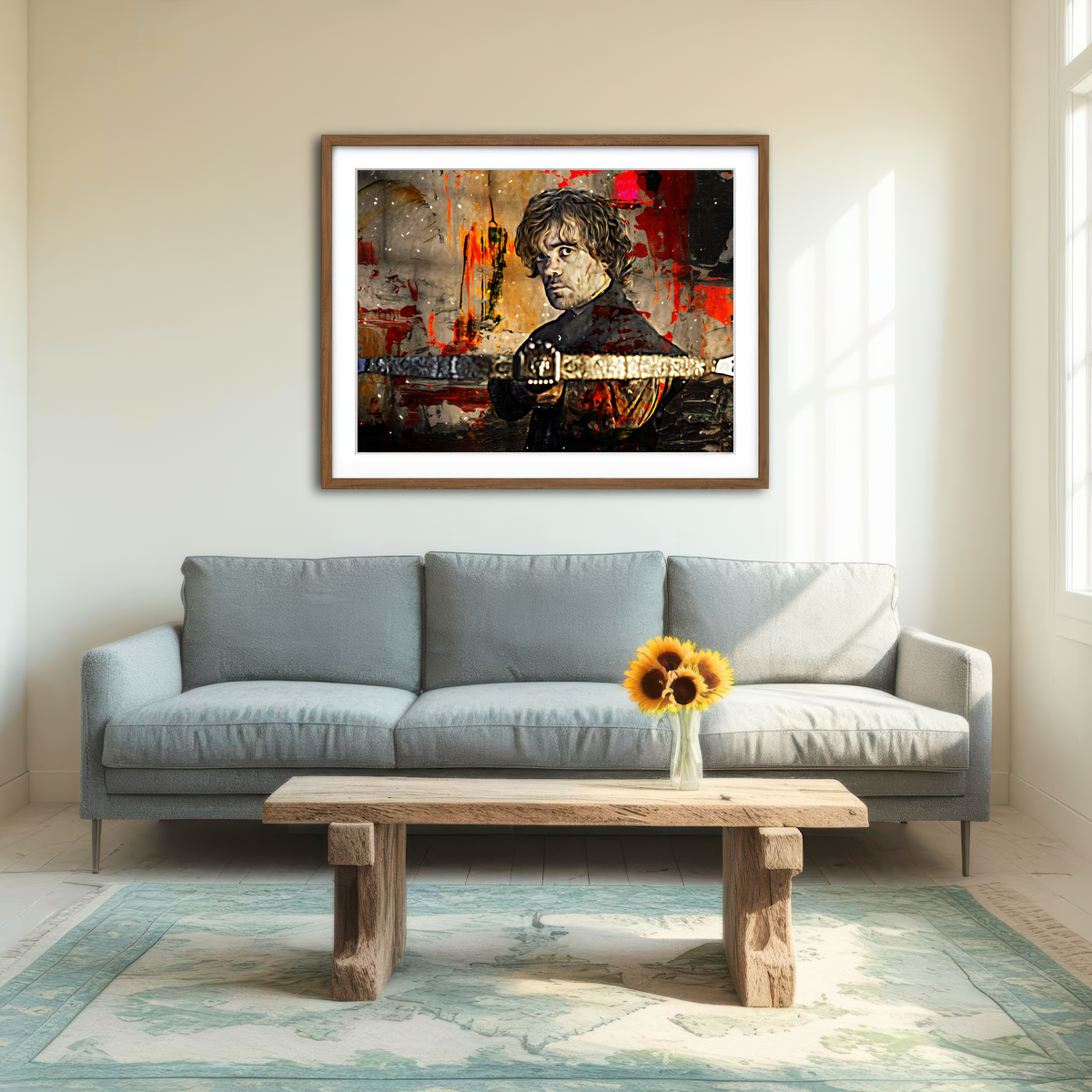 AUTO-MOCKUP ROOM | Tyrion Lannister Wall Art
