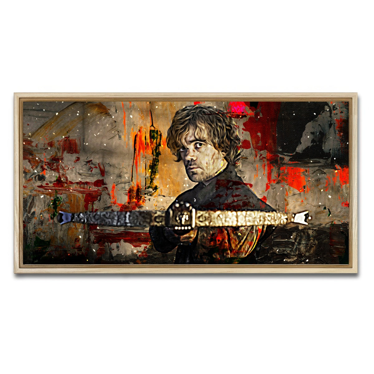 AUTO-MOCKUP WHITE | Tyrion Lannister | 1 Piece | Natural Framed Canvas | group=2x1