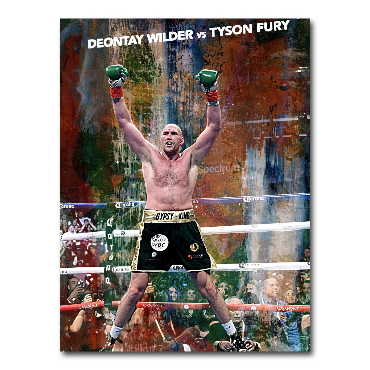 AUTO-MOCKUP WHITE | Tyson Fury | 1 Piece | Gallery Wrap Canvas | group=3x4