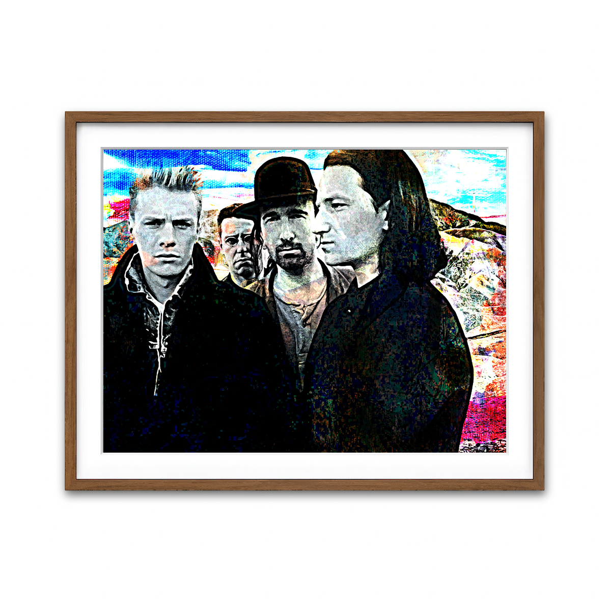 Framed Print 4x3 Walnut