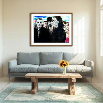 AUTO-MOCKUP ROOM | U2 Wall Art