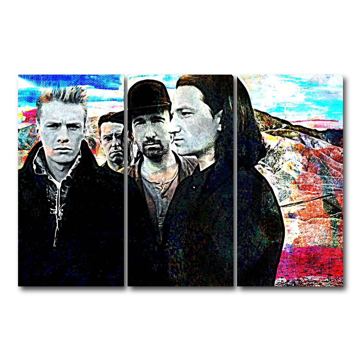 AUTO-MOCKUP WHITE | U2 | 3 Piece | Gallery Wrap Canvas | group=12x24
