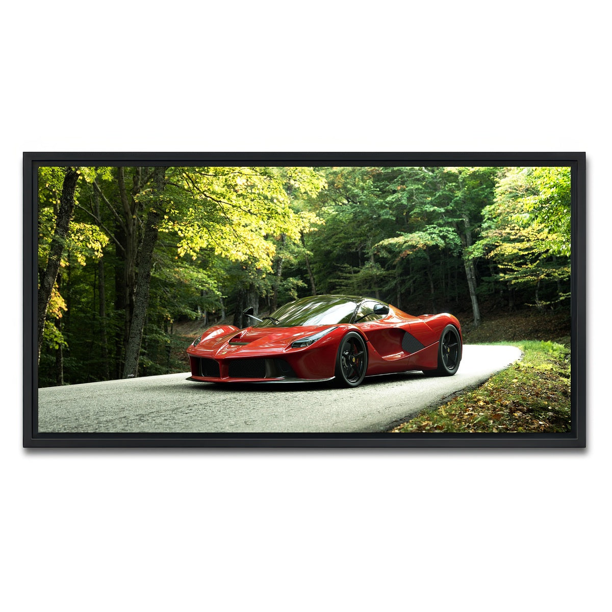 AUTO-MOCKUP WHITE | ULTIMATE | 1 Piece | Black Framed Canvas | group=2x1