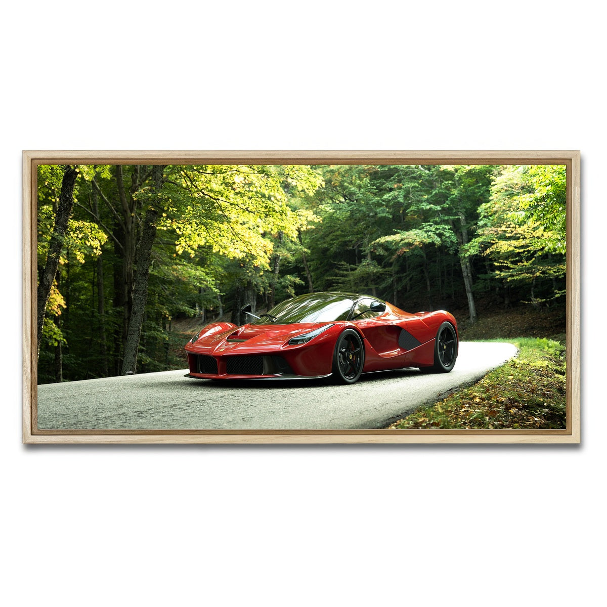 AUTO-MOCKUP WHITE | ULTIMATE | 1 Piece | Natural Framed Canvas | group=2x1