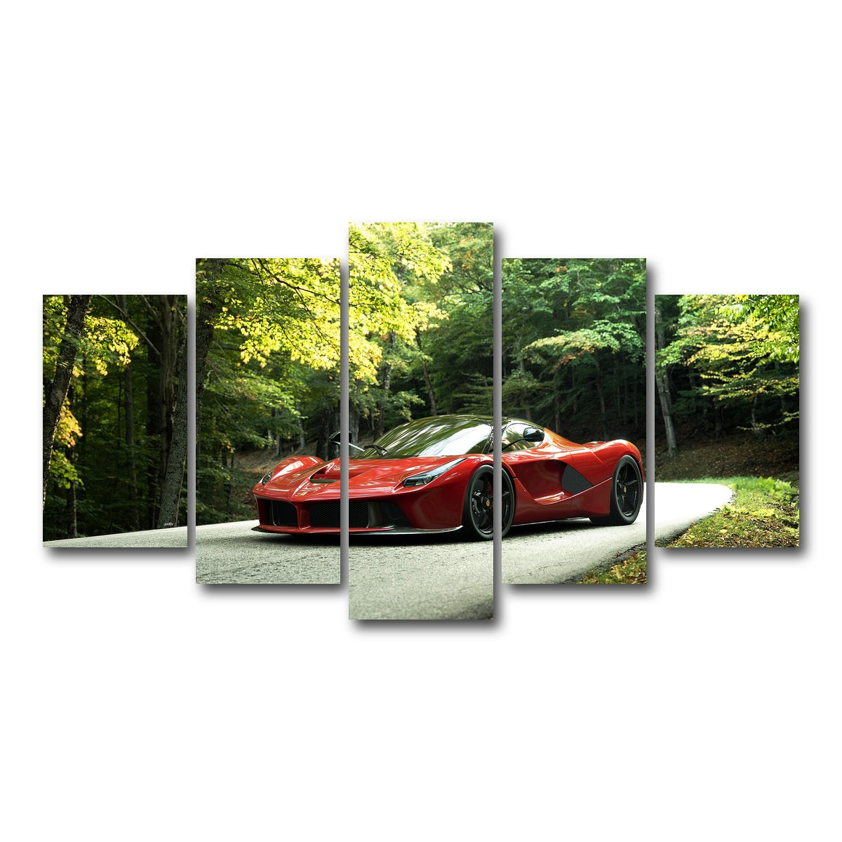 AUTO-MOCKUP WHITE | ULTIMATE | 5 Piece | Gallery Wrap Canvas | group=5_normal