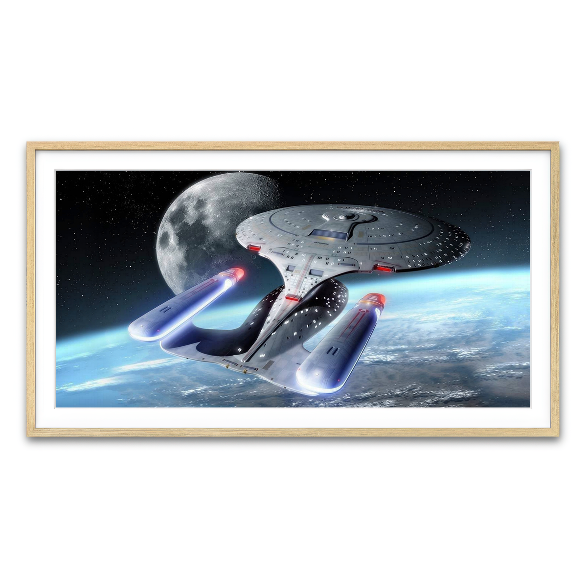 Framed Print 2x1 Natural