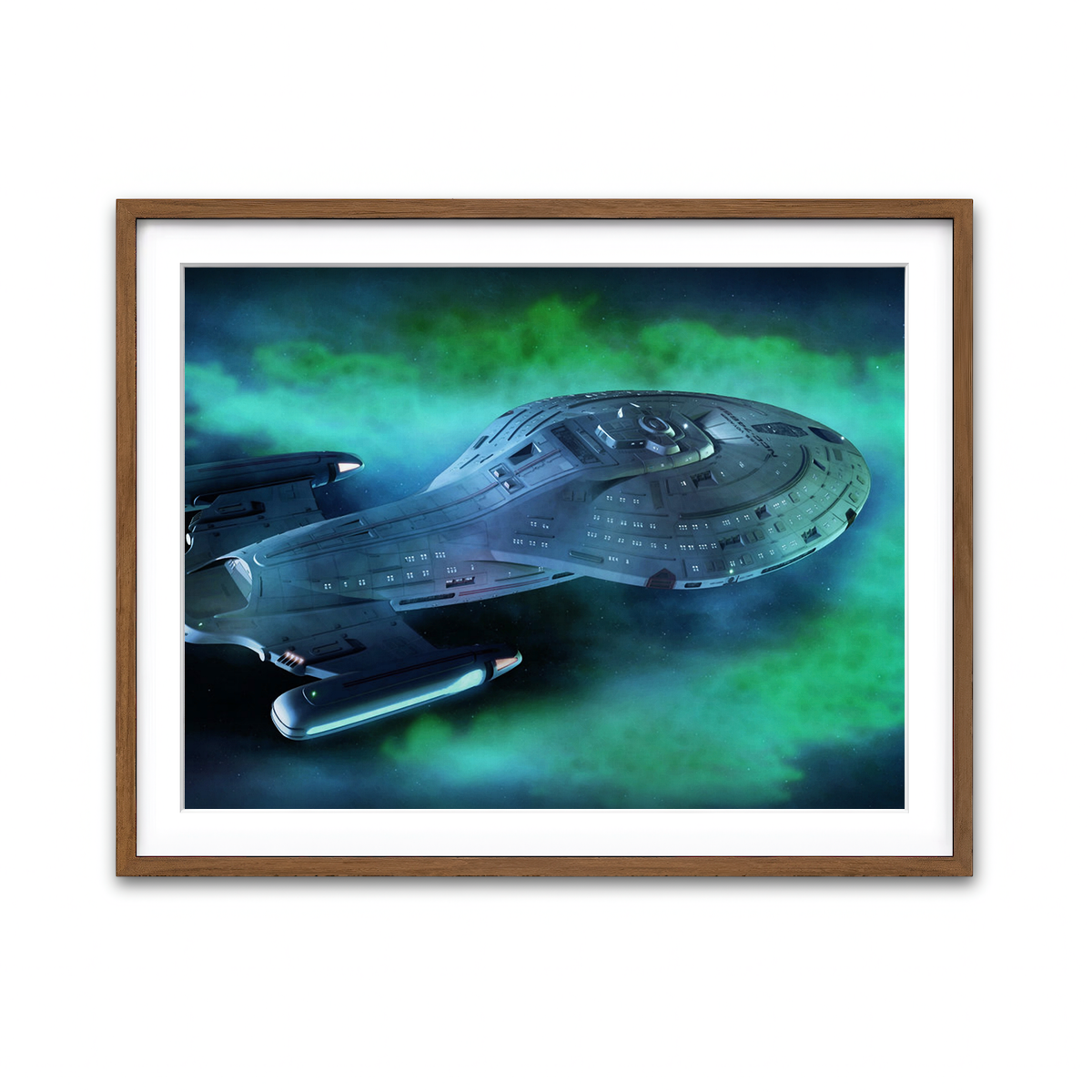 Framed Print 4x3 Walnut