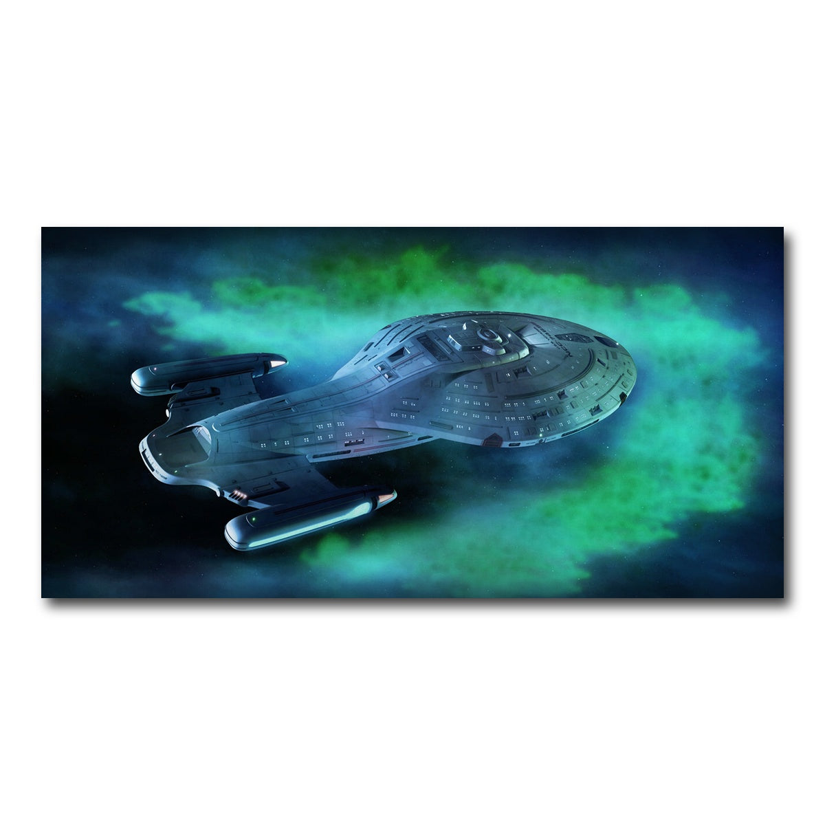 AUTO-MOCKUP WHITE | USS Voyager | 1 Piece | Gallery Wrap Canvas | group=2x1
