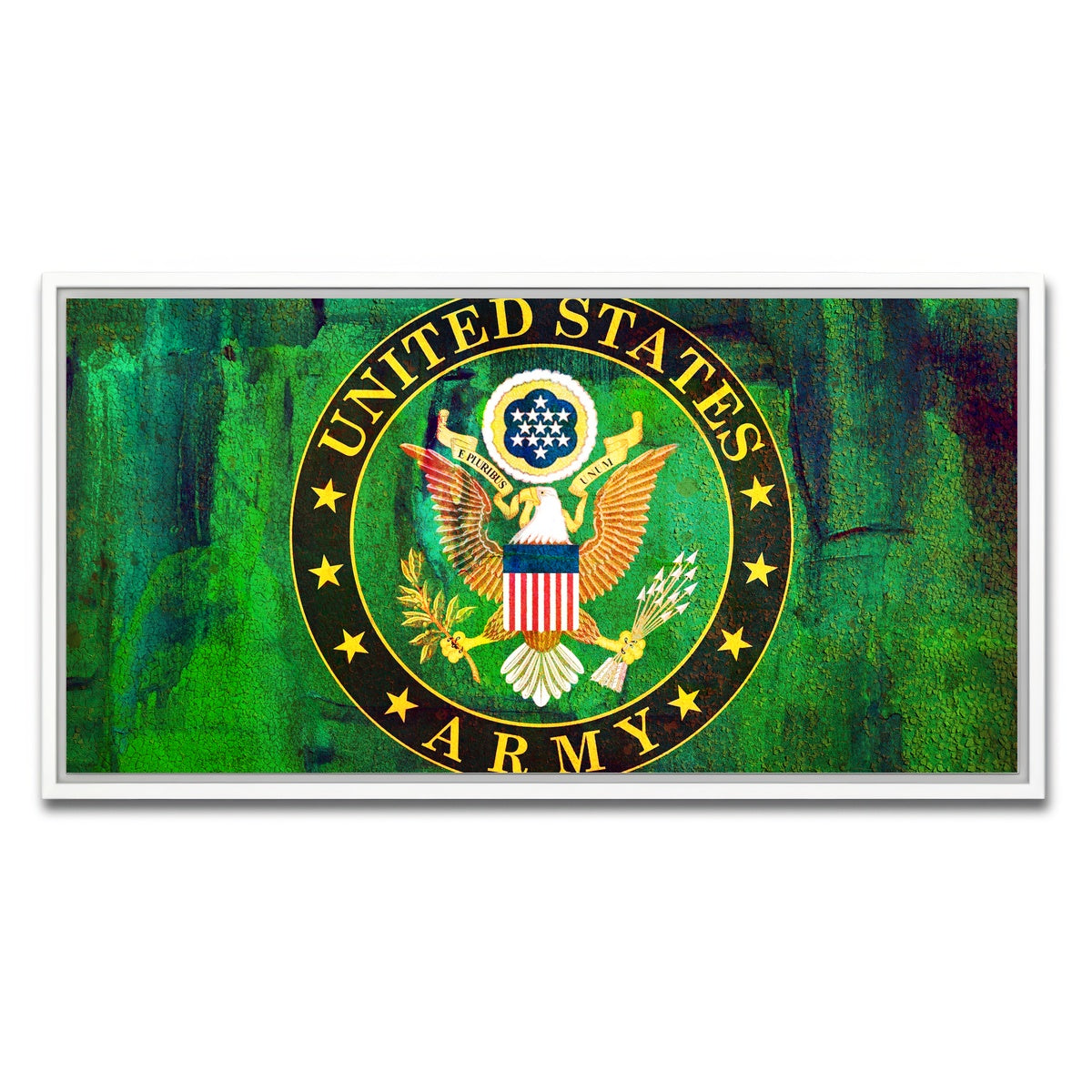 AUTO-MOCKUP WHITE | US Army | 1 Piece | White Framed Canvas | group=2x1