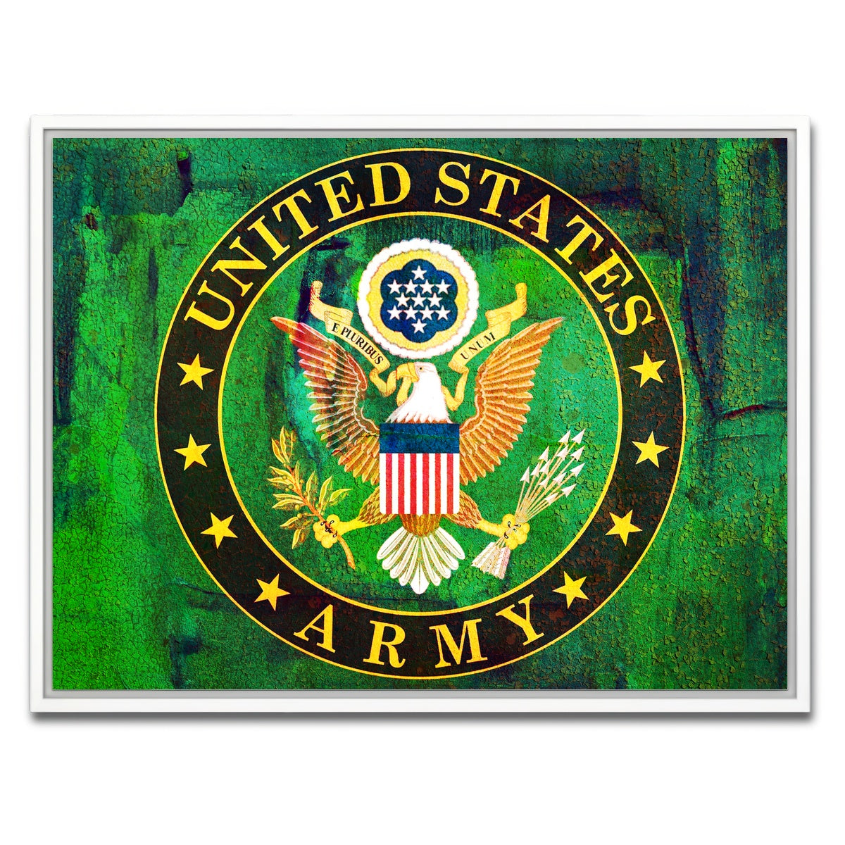 AUTO-MOCKUP WHITE | US Army | 1 Piece | White Framed Canvas | group=4x3
