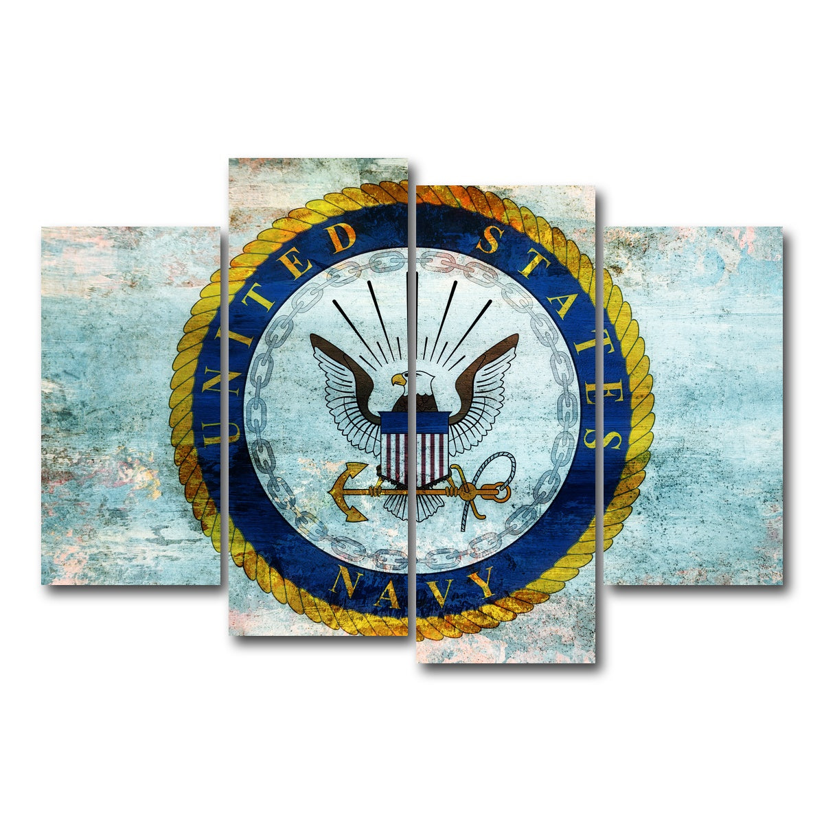 AUTO-MOCKUP WHITE | US Navy | 4 Piece | Gallery Wrap Canvas | group=4_short