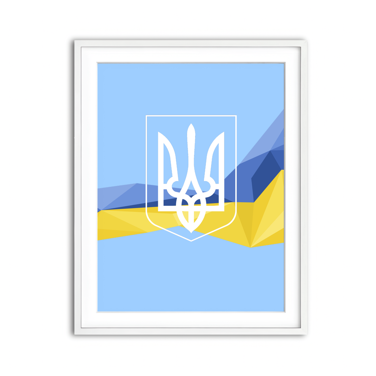 Framed Print 3x4 White