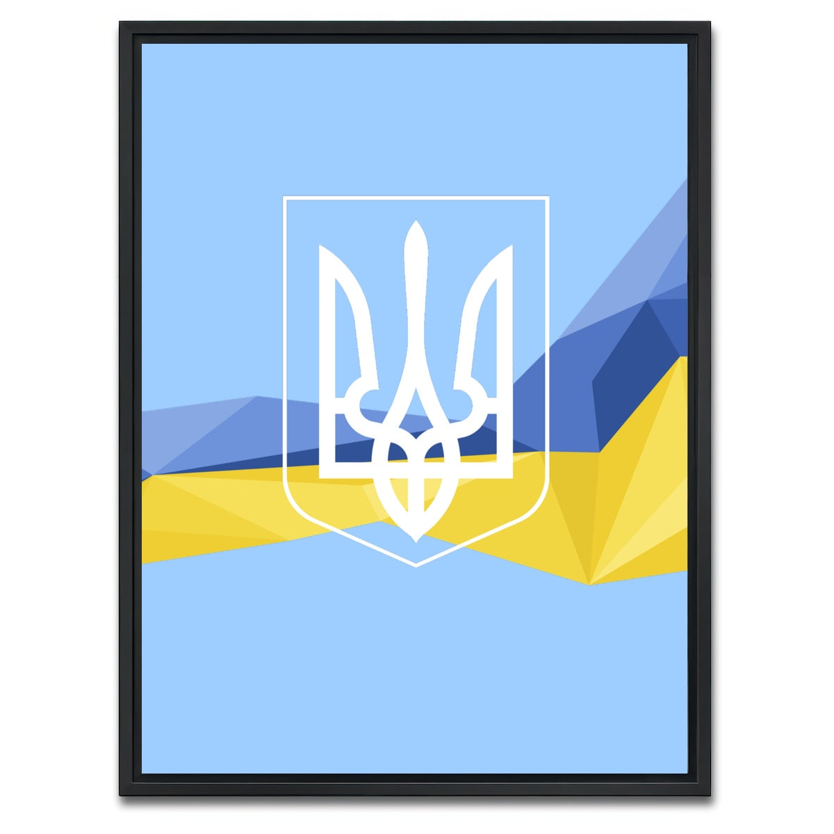 AUTO-MOCKUP WHITE | Ukraine | 1 Piece | Black Framed Canvas | group=3x4