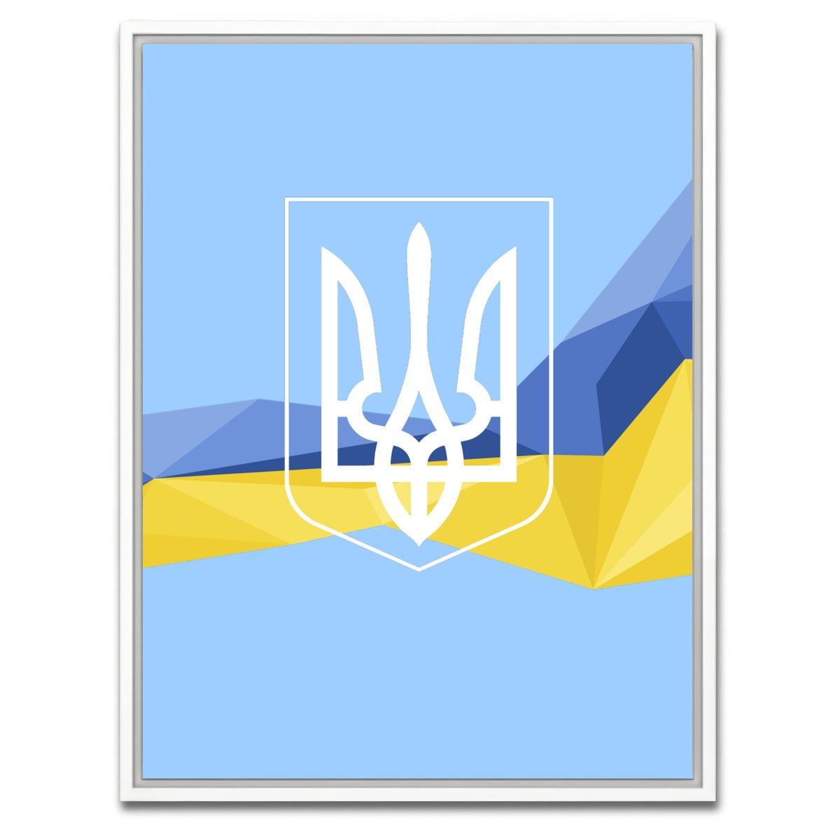 AUTO-MOCKUP WHITE | Ukraine | 1 Piece | White Framed Canvas | group=3x4