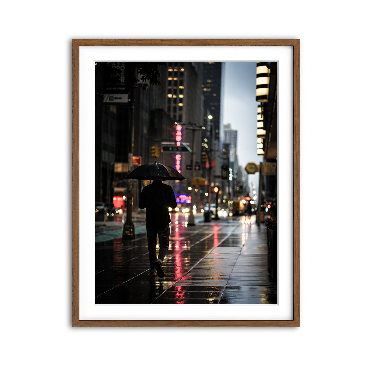 Framed Print 3x4 Walnut