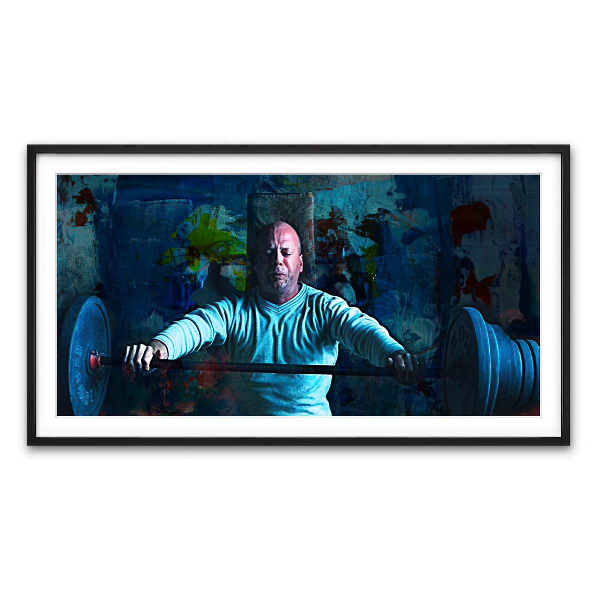 Framed Print 2x1 Black