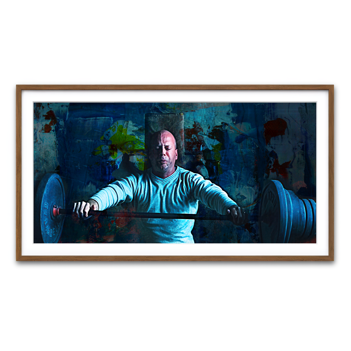 Framed Print 2x1 Walnut