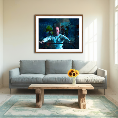 AUTO-MOCKUP ROOM | Unbreakable Bench Press Wall Art