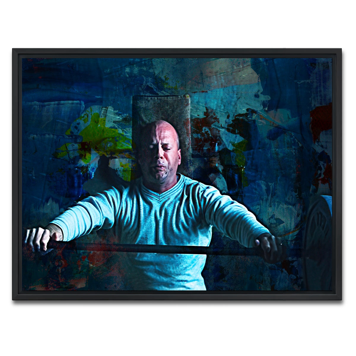 AUTO-MOCKUP WHITE | Unbreakable Bench Press | 1 Piece | Black Framed Canvas | group=4x3