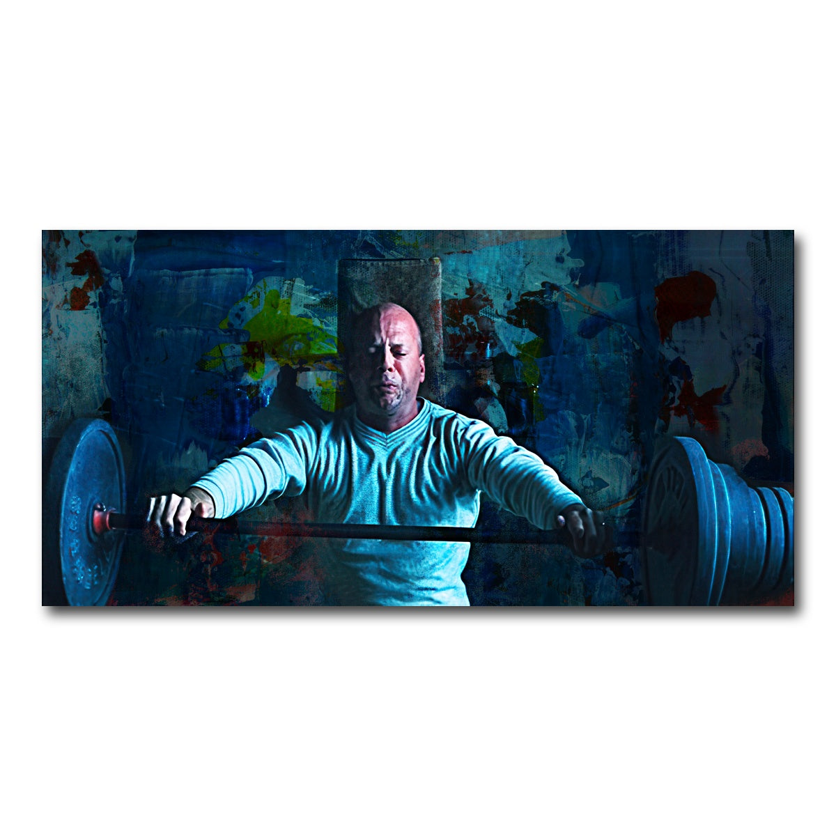 AUTO-MOCKUP WHITE | Unbreakable Bench Press | 1 Piece | Gallery Wrap Canvas | group=2x1