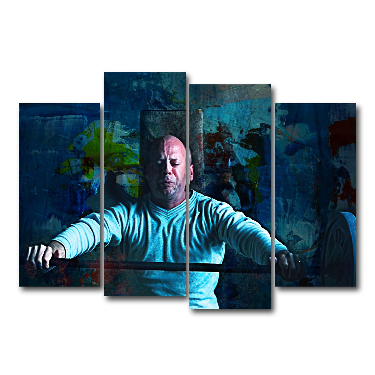 AUTO-MOCKUP WHITE | Unbreakable Bench Press | 4 Piece | Gallery Wrap Canvas | group=4_normal