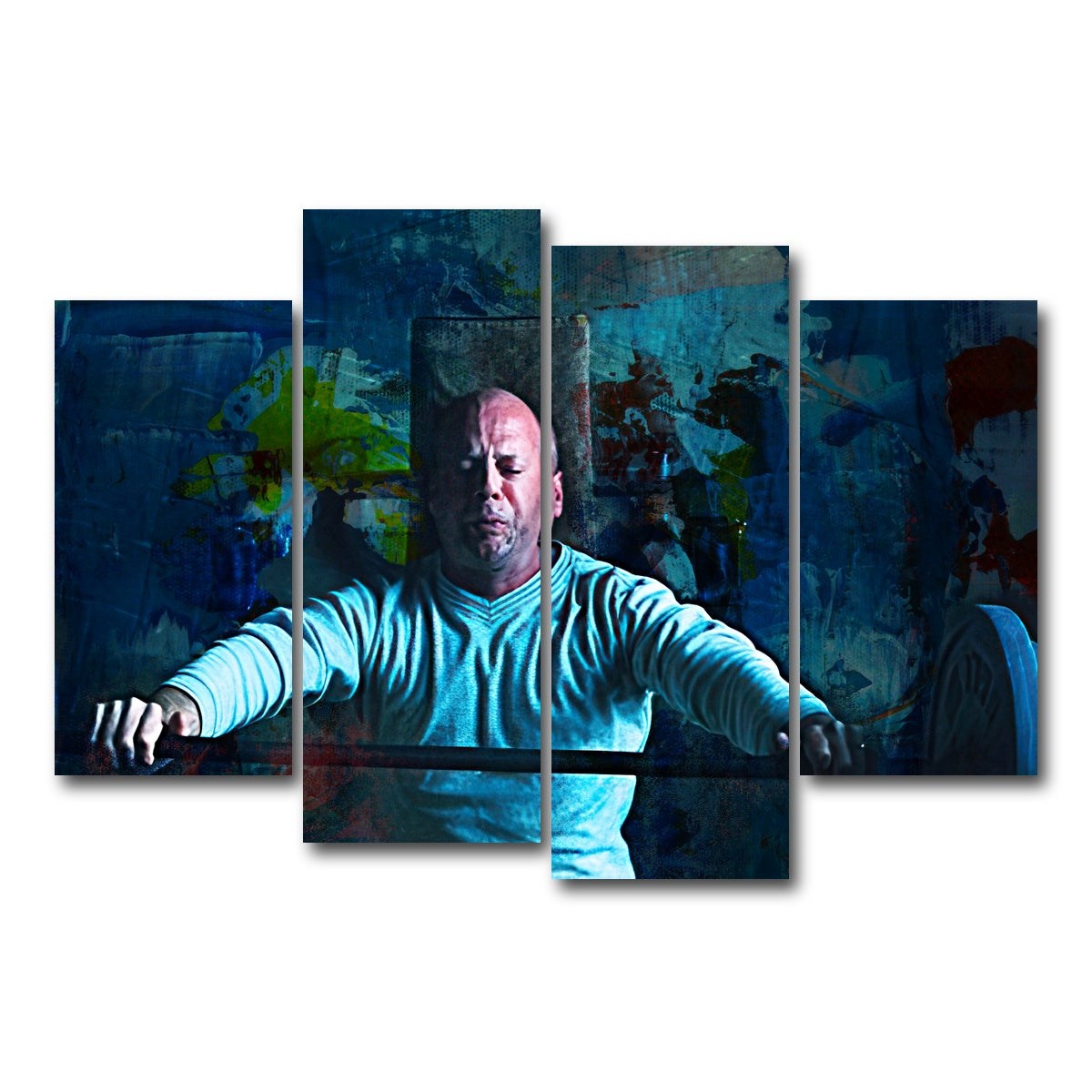 AUTO-MOCKUP WHITE | Unbreakable Bench Press | 4 Piece | Gallery Wrap Canvas | group=4_short