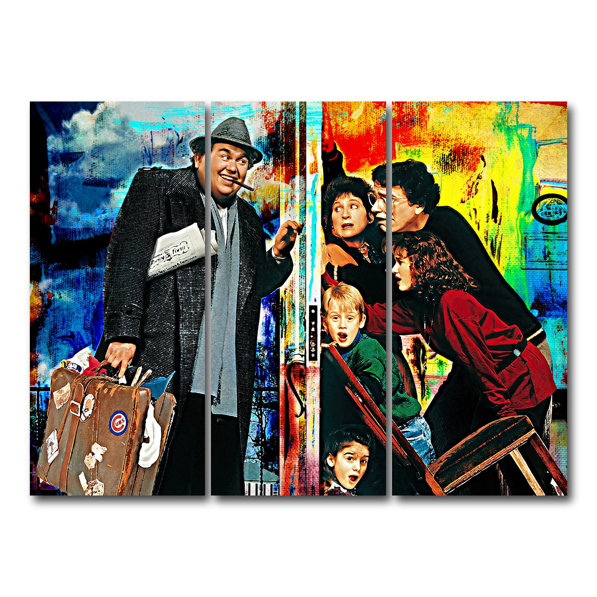 AUTO-MOCKUP WHITE | Uncle Buck | 3 Piece | Gallery Wrap Canvas | group=8x18