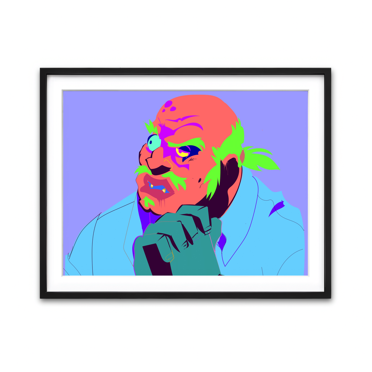 Framed Print 4x3 Black