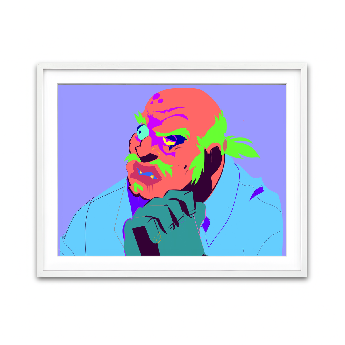 Framed Print 4x3 White