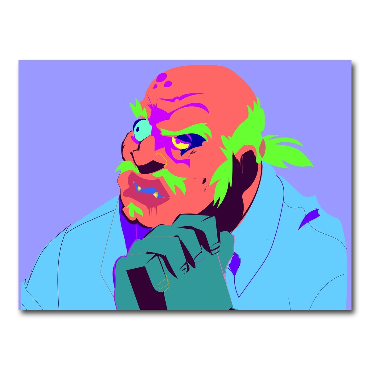 AUTO-MOCKUP WHITE | Uncle Ruckus | 1 Piece | Gallery Wrap Canvas | group=4x3