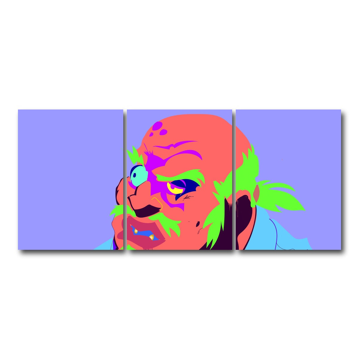 AUTO-MOCKUP WHITE | Uncle Ruckus | 3 Piece | Gallery Wrap Canvas | group=18x24