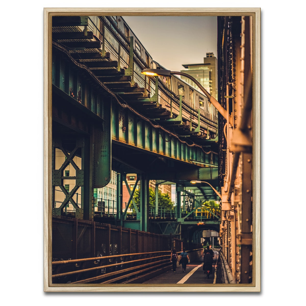 AUTO-MOCKUP WHITE | Under the Bridge Views | 1 Piece | Natural Framed Canvas | group=3x4