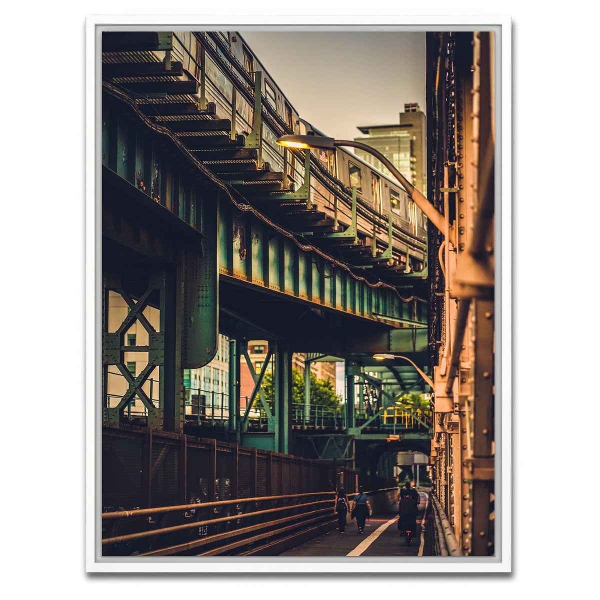 AUTO-MOCKUP WHITE | Under the Bridge Views | 1 Piece | White Framed Canvas | group=3x4