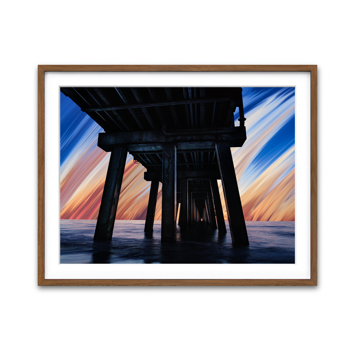 Framed Print 4x3 Walnut