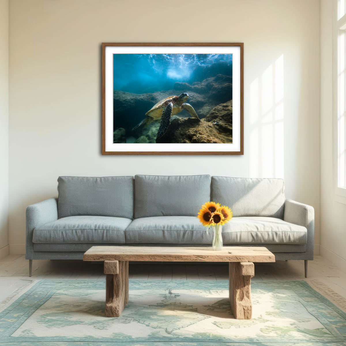 AUTO-MOCKUP ROOM | Under the Sea Wall Art