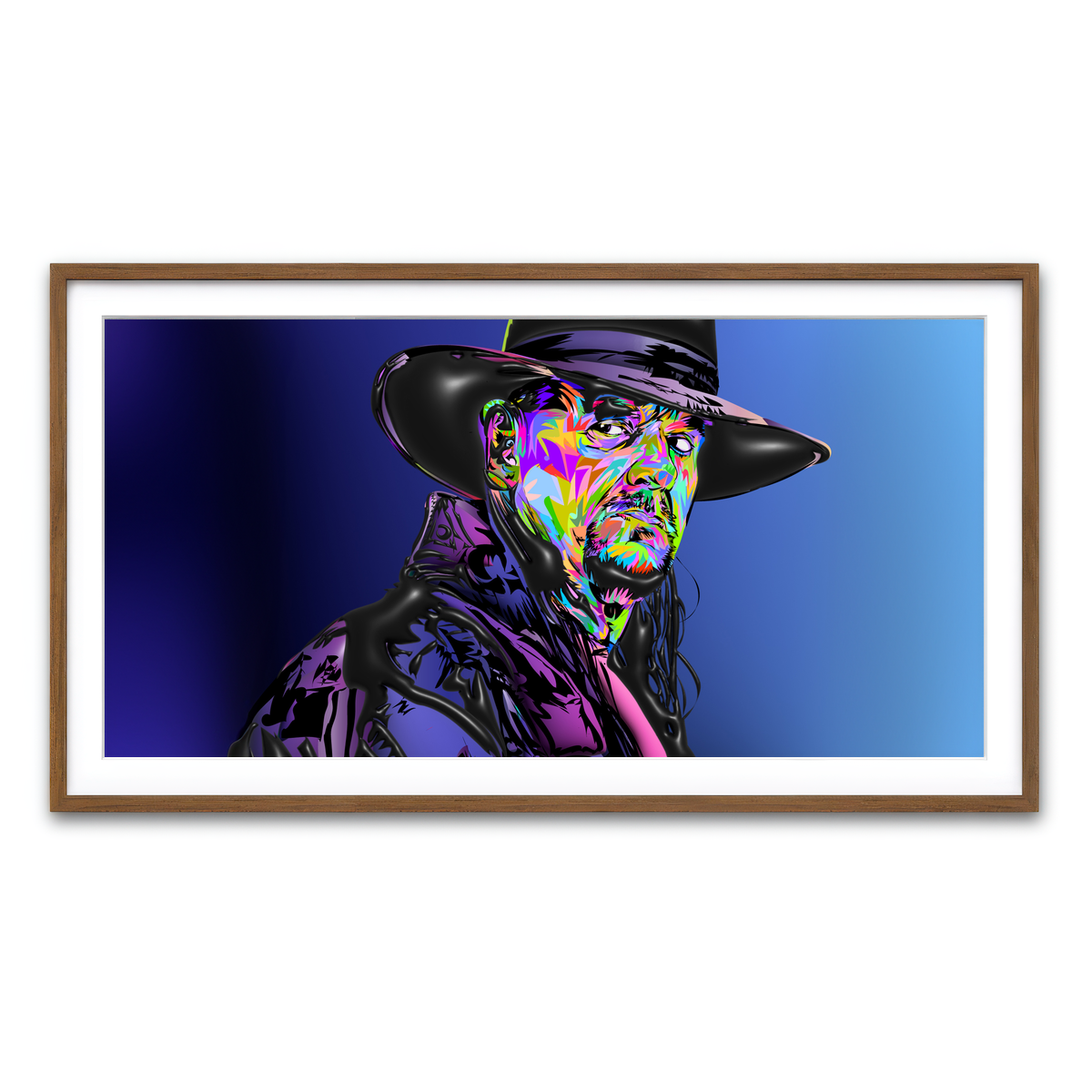 Framed Print 2x1 Walnut