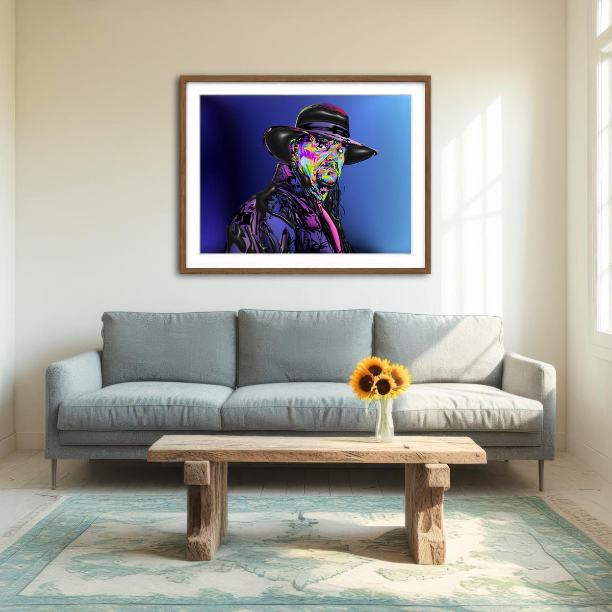 AUTO-MOCKUP ROOM | Undertaker Wall Art