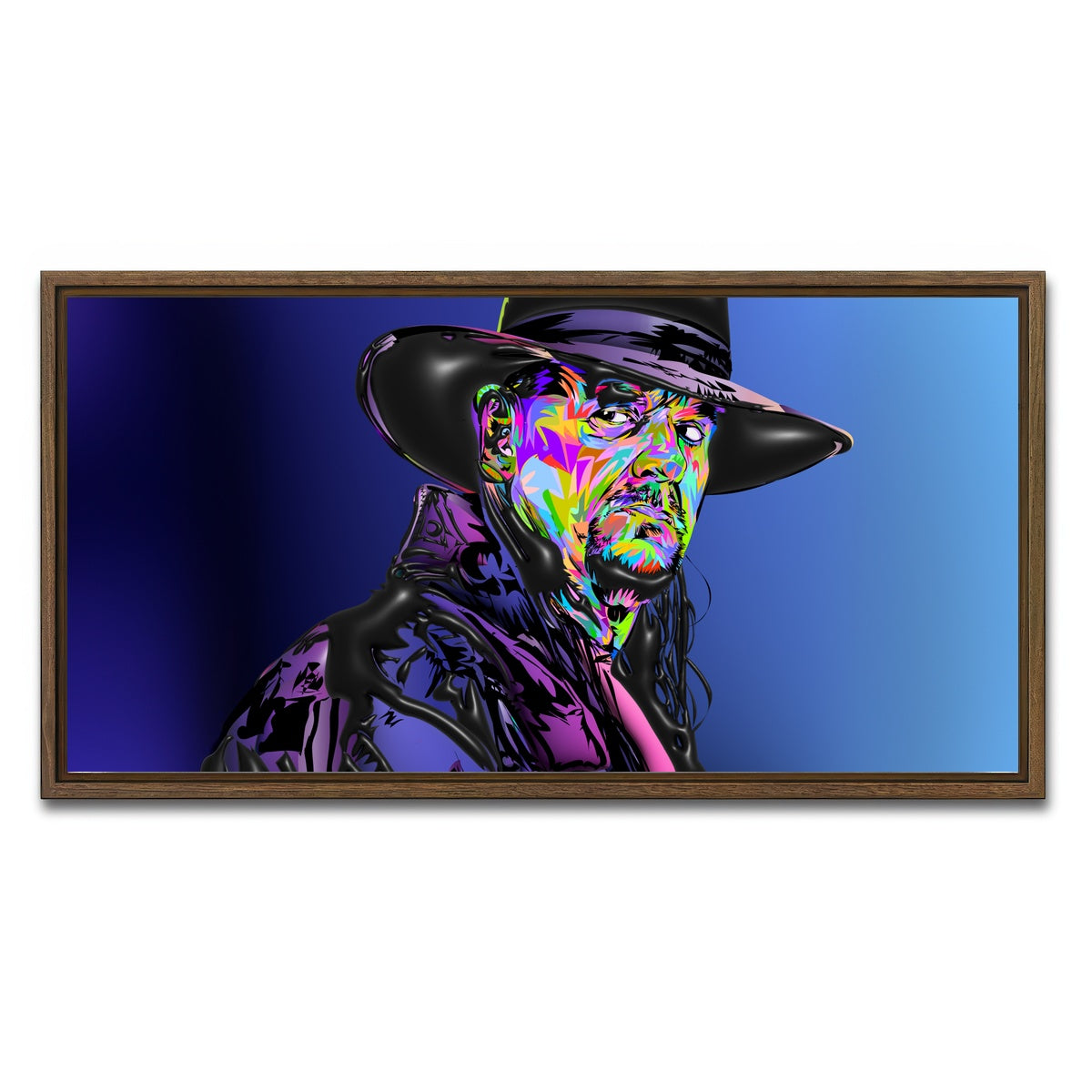 AUTO-MOCKUP WHITE | Undertaker | 1 Piece | Walnut Framed Canvas | group=2x1