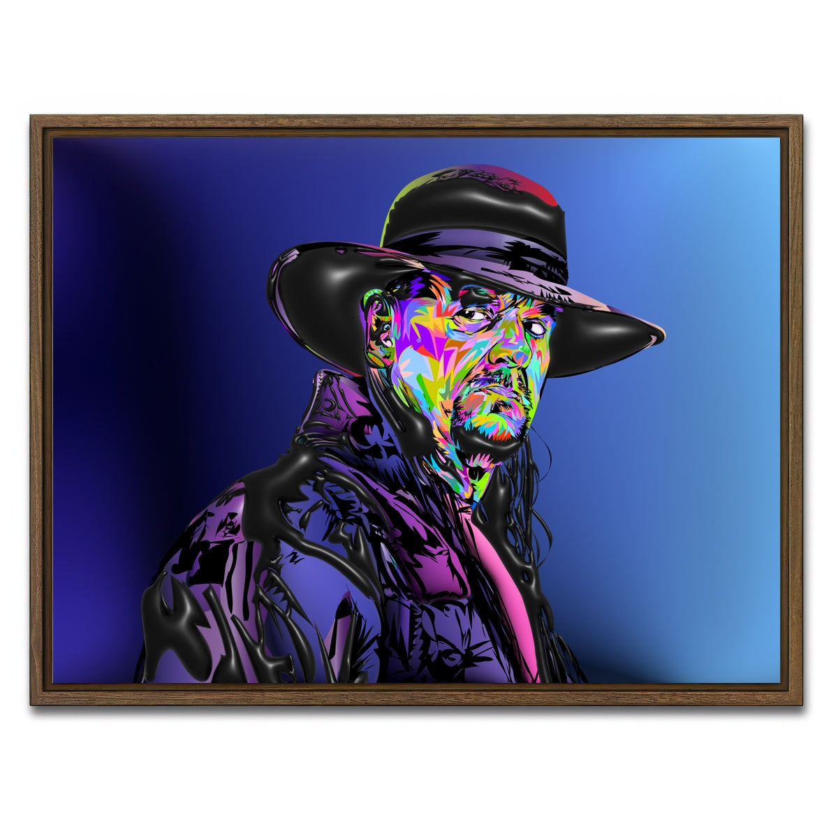 AUTO-MOCKUP WHITE | Undertaker | 1 Piece | Walnut Framed Canvas | group=4x3