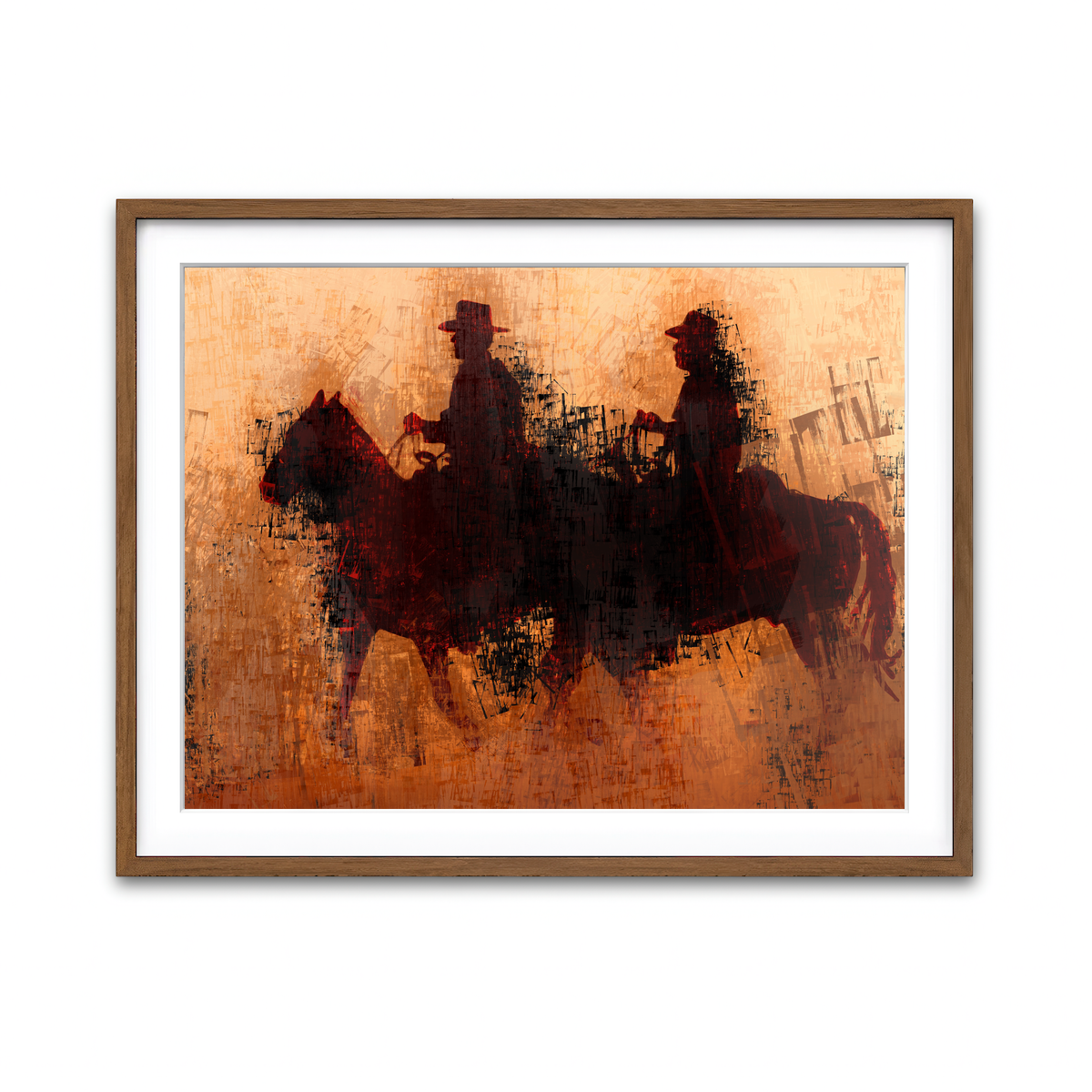 Framed Print 4x3 Walnut